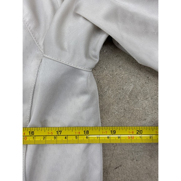 Reebok Classic Track Jacket Cream Green Athletic Sportswear Sz L - Picture 5 of 6